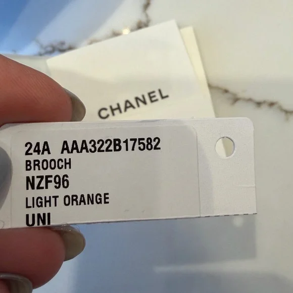 NIB NWT Chanel Camillia Brooch - Light Orange/Pink - Gorgeous!!! - Picture 8 of 10